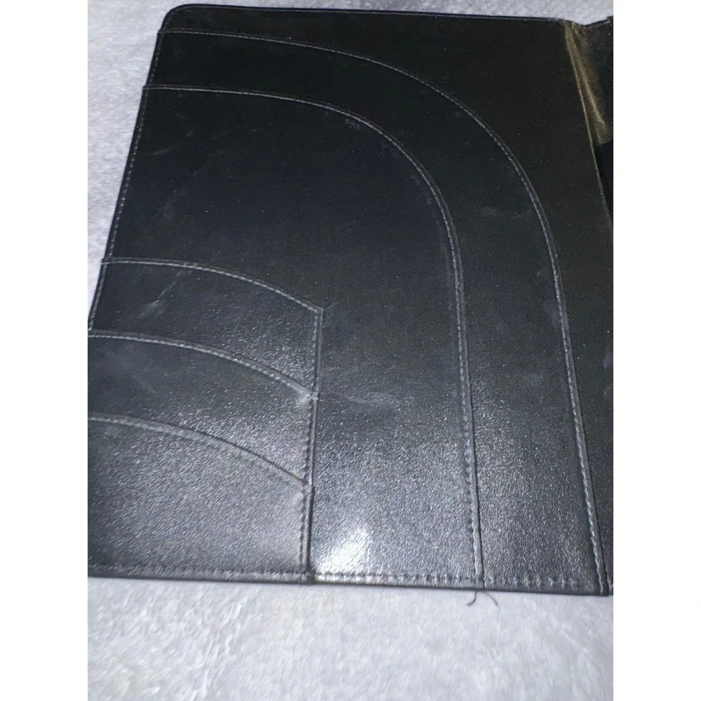 (A2) UNT University of North Texas Green Faux Leather Portfolio Organizer Pad